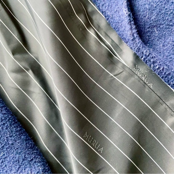 Dark Blue Oversized Wool Coat - Picture 3 of 4